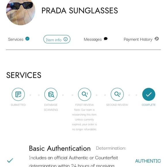 Prada Symbole Sunglasses - Picture 15 of 15